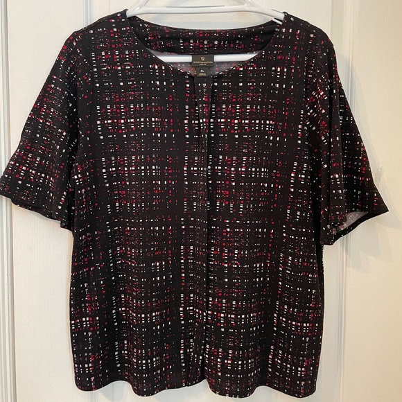 WORTHINGTON PETITE SHORT SLEEVE, ROUND NECK, CAREER KNIT TOP. Great UC - Picture 15 of 16